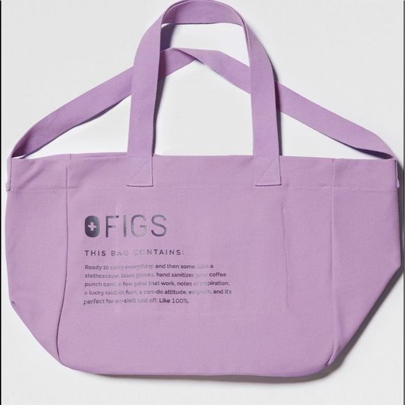 Figs Bags Figs Lavender Dew Canvas Tote Poshmark